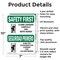 Signmission Safety Culture Sign, 7 in Width, Aluminum, Rectangle, Bilingual OS-2PACK-SF-A-710-L-10755 - alternate 2